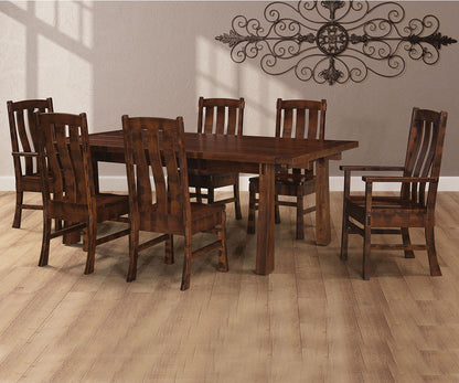 Huron Saw-Marked Farmhouse Table