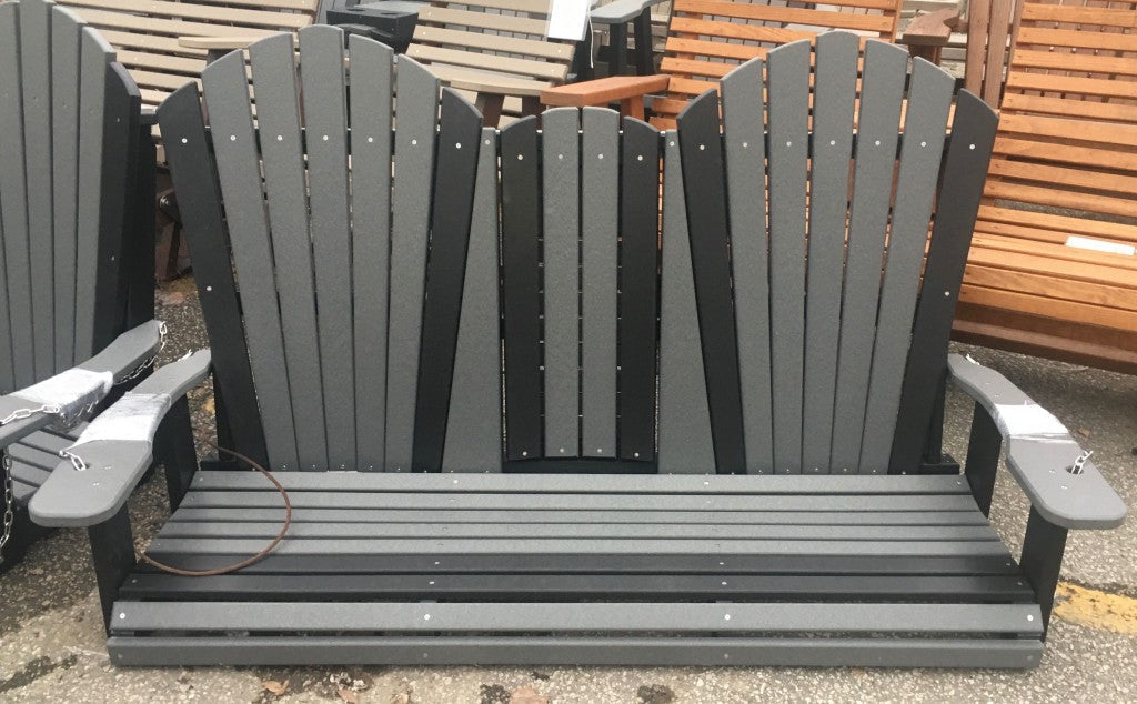 Poly 5′ Adirondack Swing with Fold Down