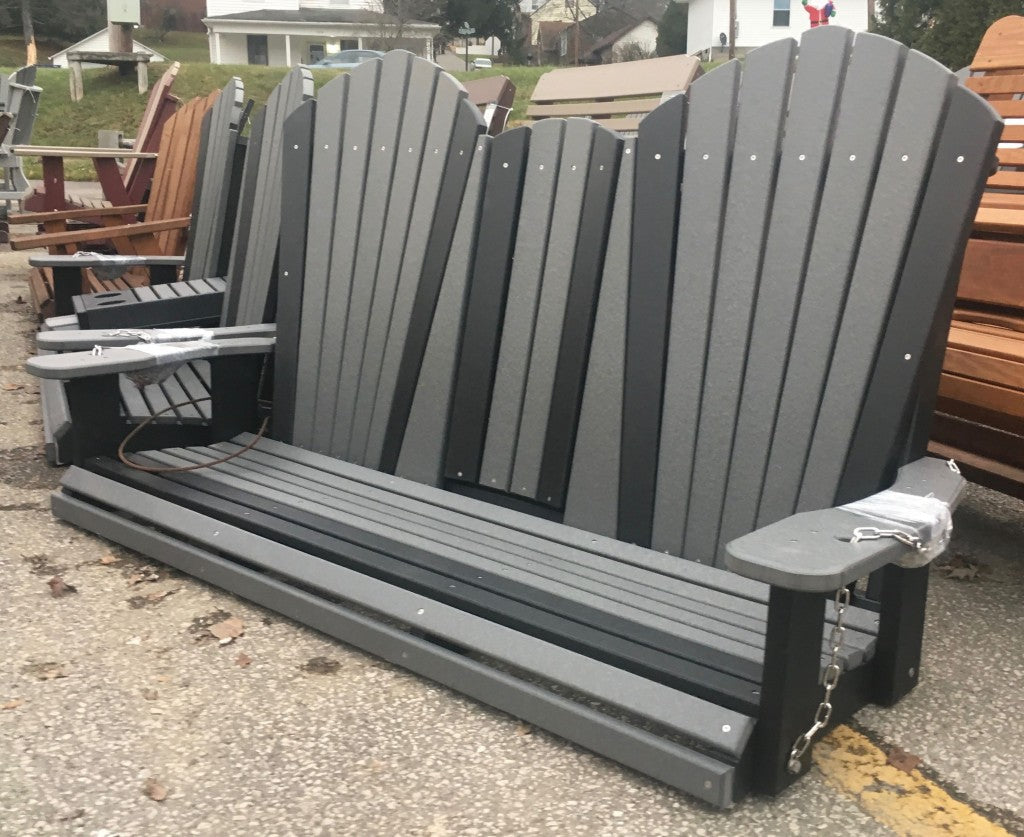 Poly 5′ Adirondack Swing with Fold Down