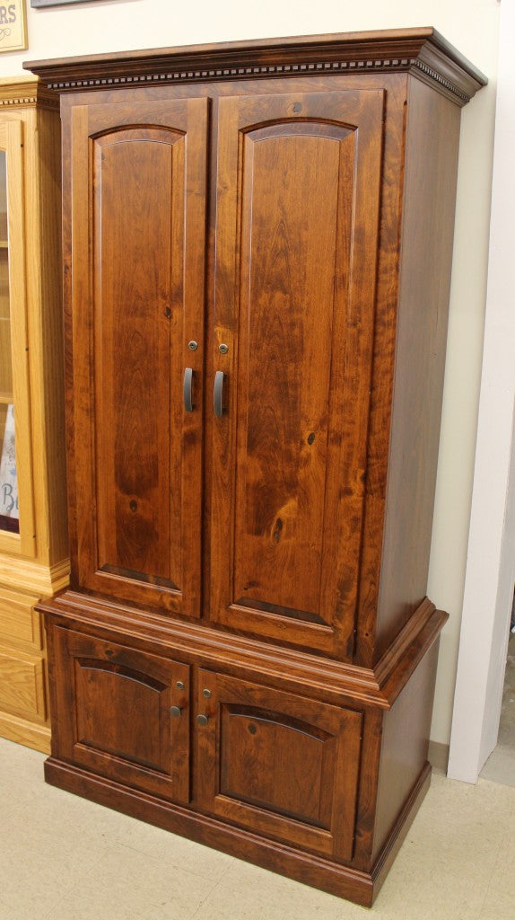 21 Gun Traditional Cabinet in Rustic Cherry