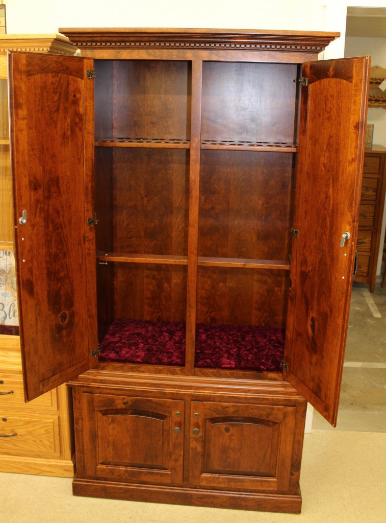 21 Gun Traditional Cabinet in Rustic Cherry