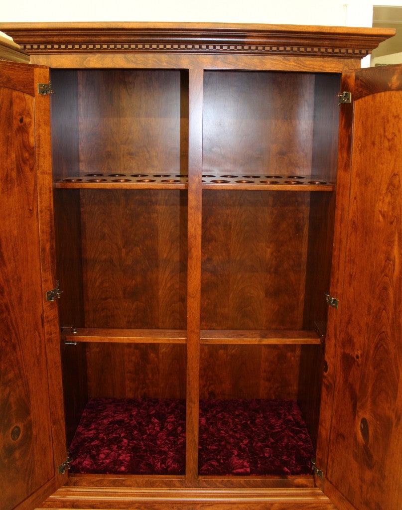 21 Gun Traditional Cabinet in Rustic Cherry