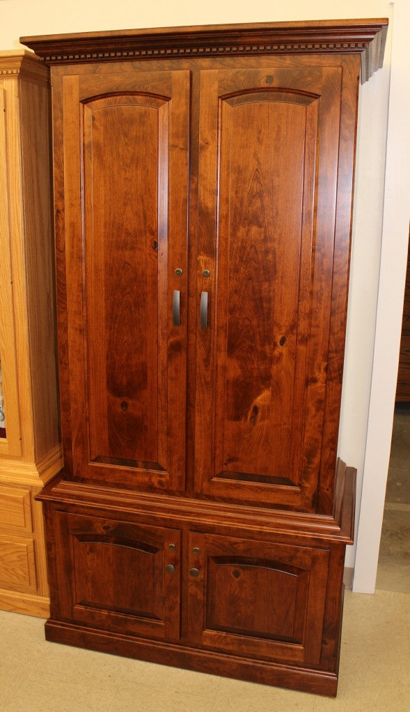 21 Gun Traditional Cabinet in Rustic Cherry