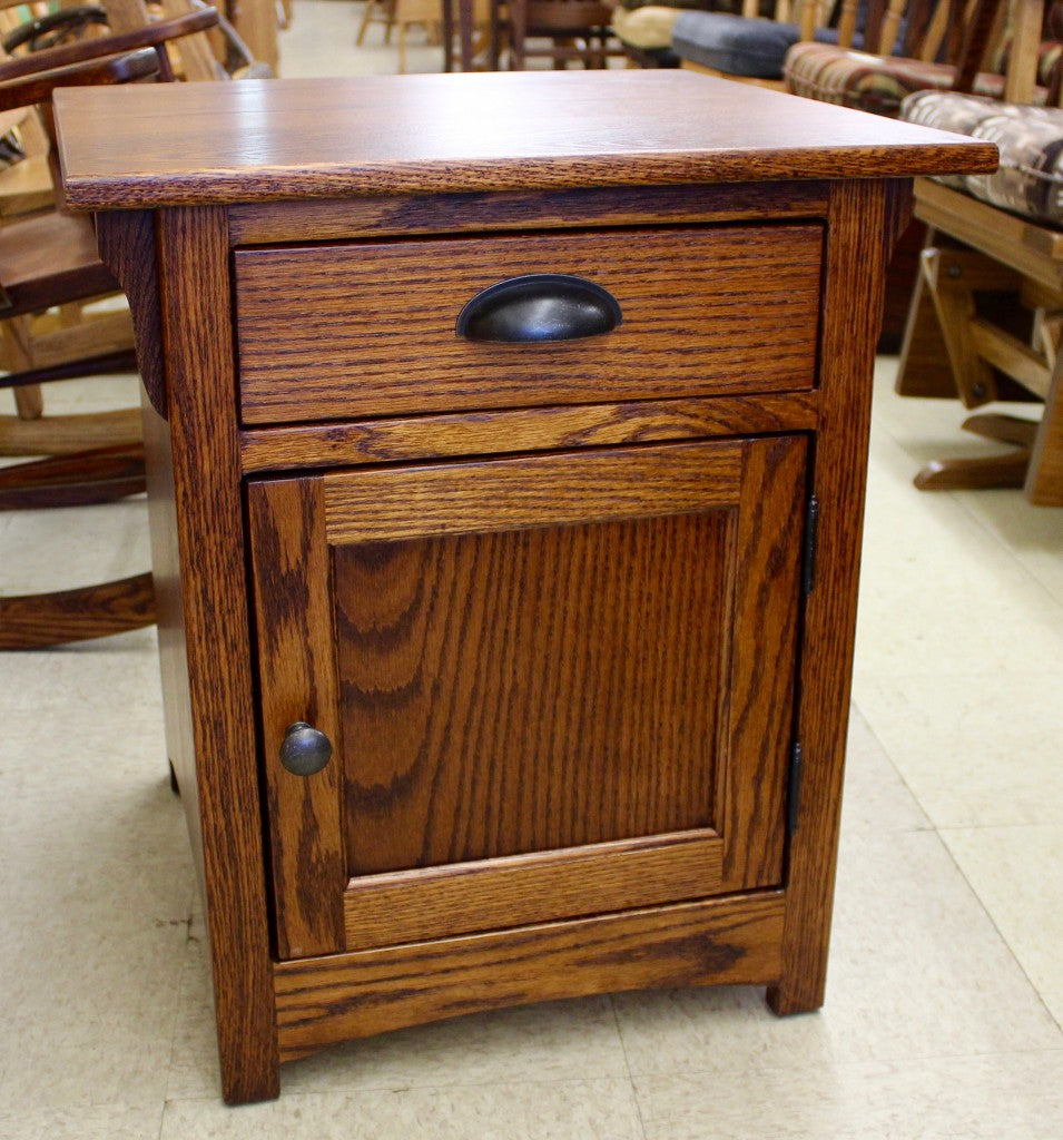 Salem Mission Enclosed End Table - 20 1/2" W