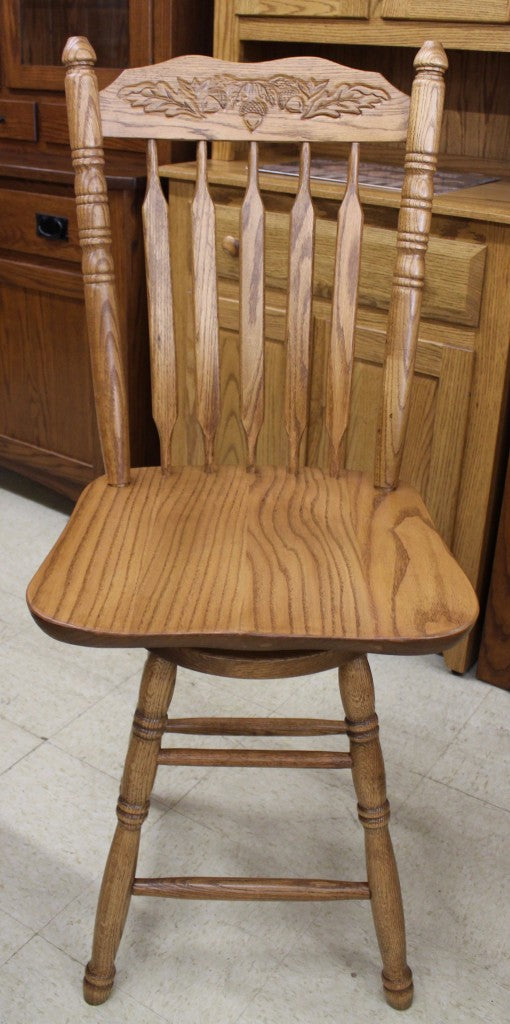 Acorns Stool 24 Acorn Bar Stool - Amish Traditions