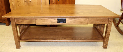 Mission Coffee Table w/ Drawer