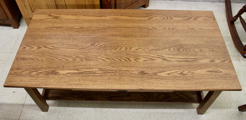 Mission Coffee Table w/ Drawer