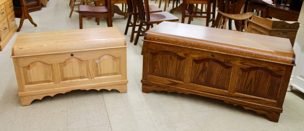 Small Cathedral Raised Panel Blanket Chest