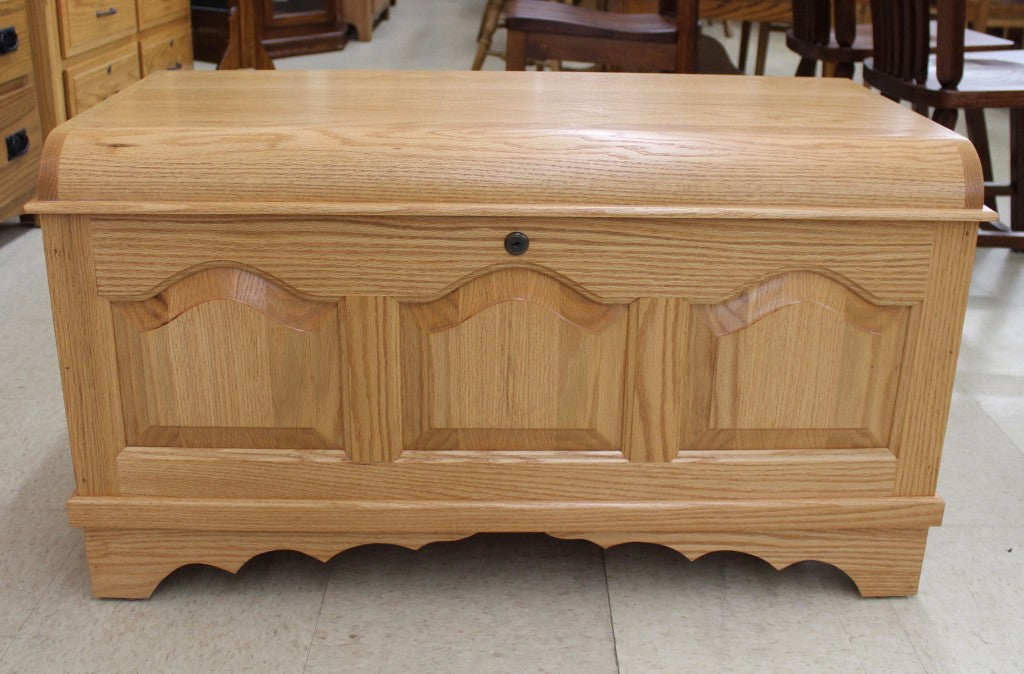 Small Cathedral Raised Panel Blanket Chest