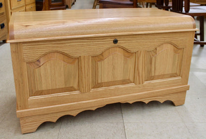 Small Cathedral Raised Panel Blanket Chest