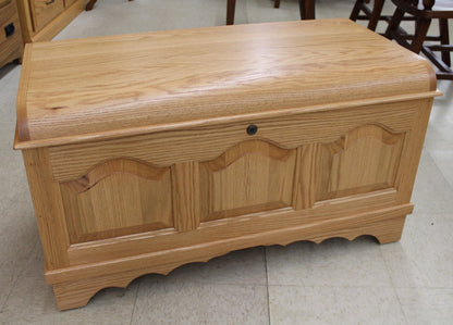 Small Cathedral Raised Panel Blanket Chest