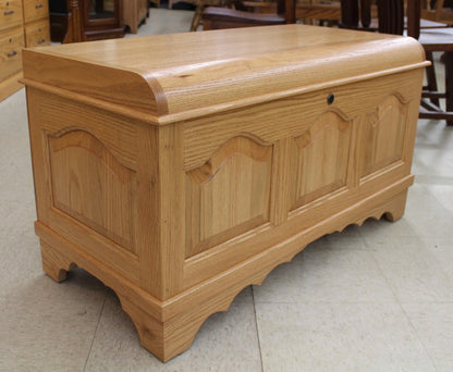 Small Cathedral Raised Panel Blanket Chest