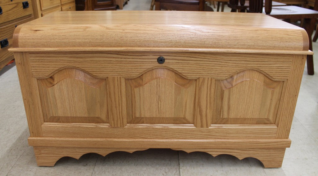 Small Cathedral Raised Panel Blanket Chest