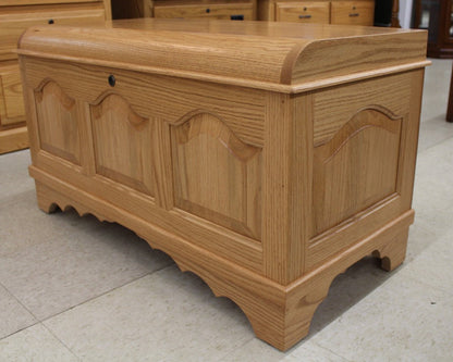 Small Cathedral Raised Panel Blanket Chest