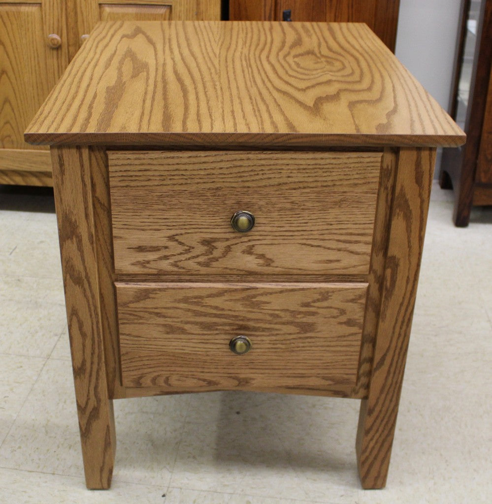 Danville Two Drawer End Table