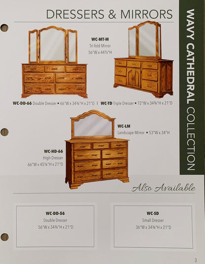 Wavy Cathedral Bedroom Set