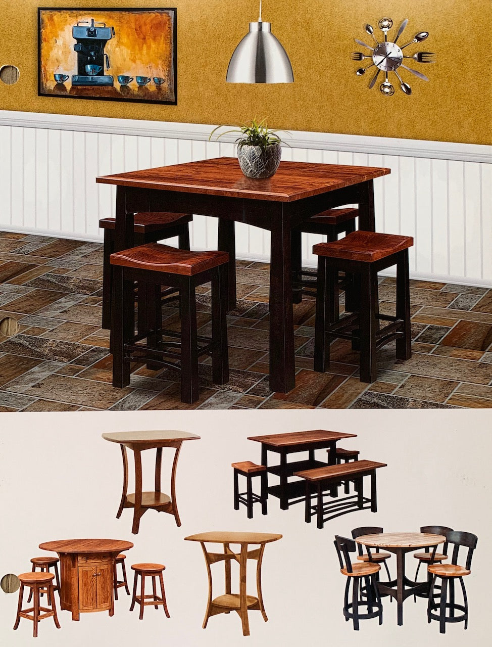 Auglaize Gathering Table and Chair Set