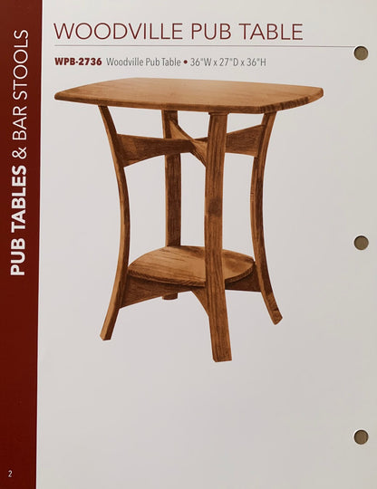 Woodville Gathering Table and Chair Set