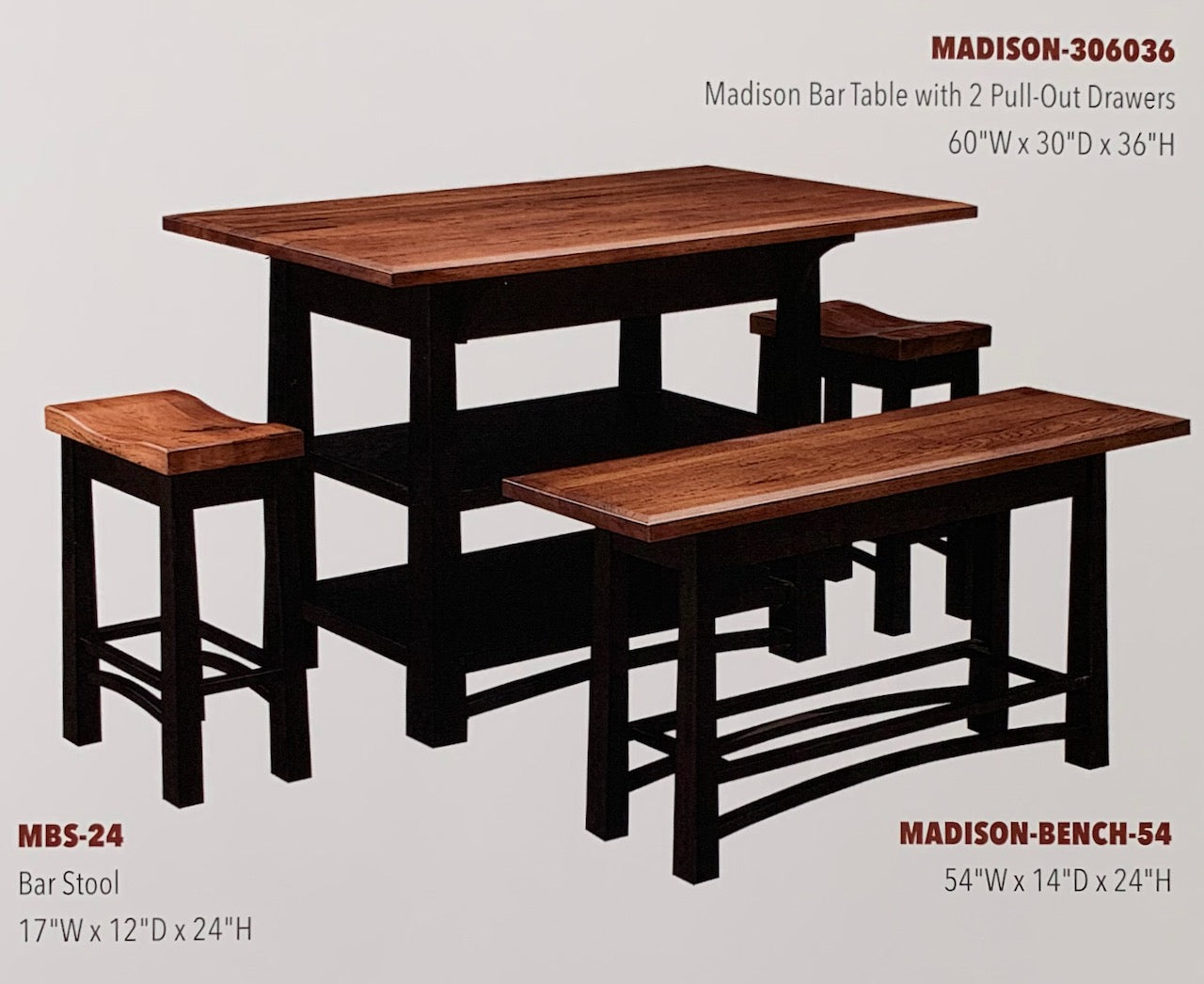 Madison Gathering Table and Chair Set