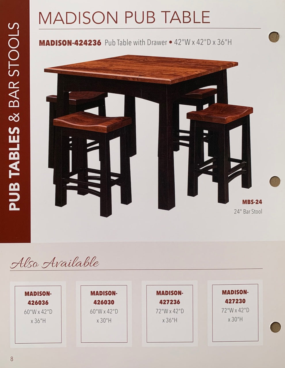 Madison Gathering Table and Chair Set