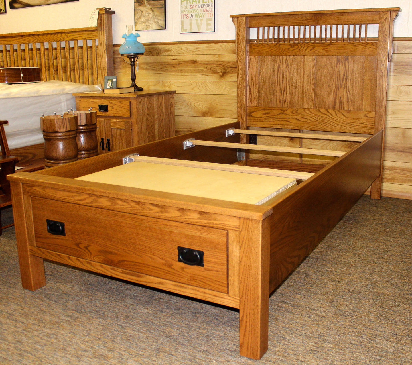 Deluxe Mission 1 Drawer Captain's Bed