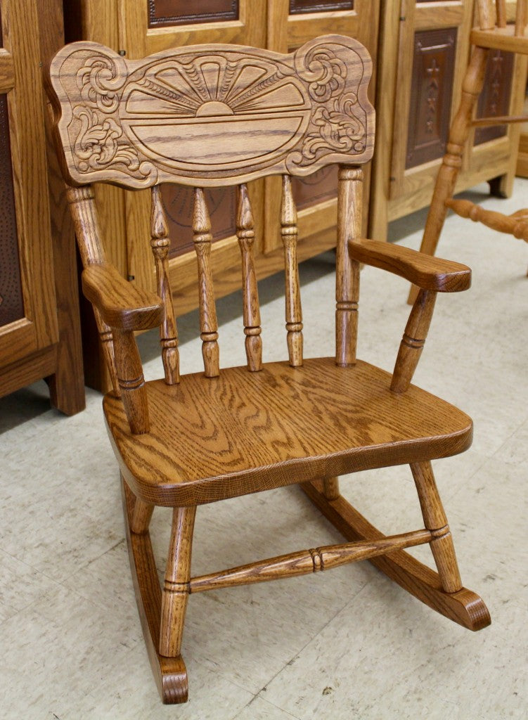Sunburst Child’s Rocking Chair