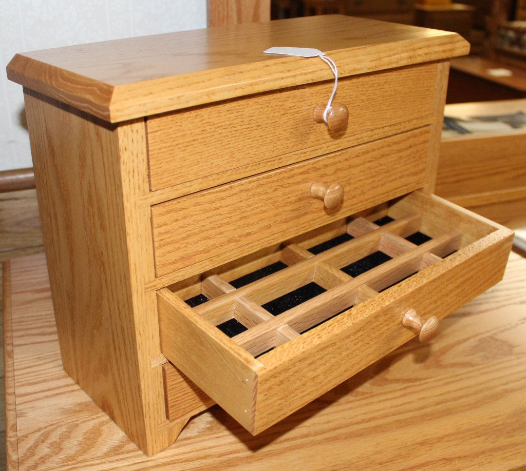 4 Drawer Shaker Jewelry Chest