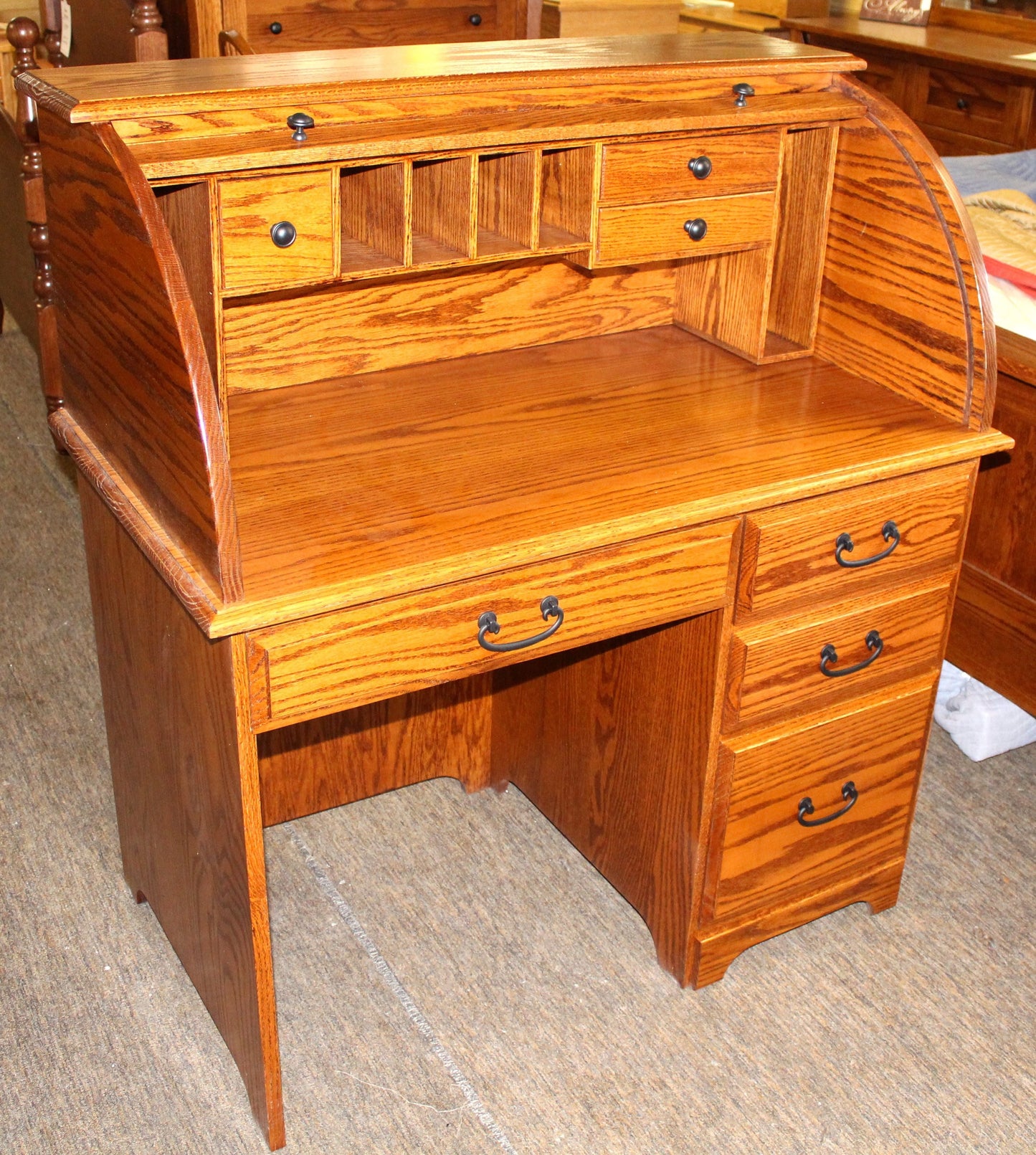 Essentials 42" Rolltop Desk