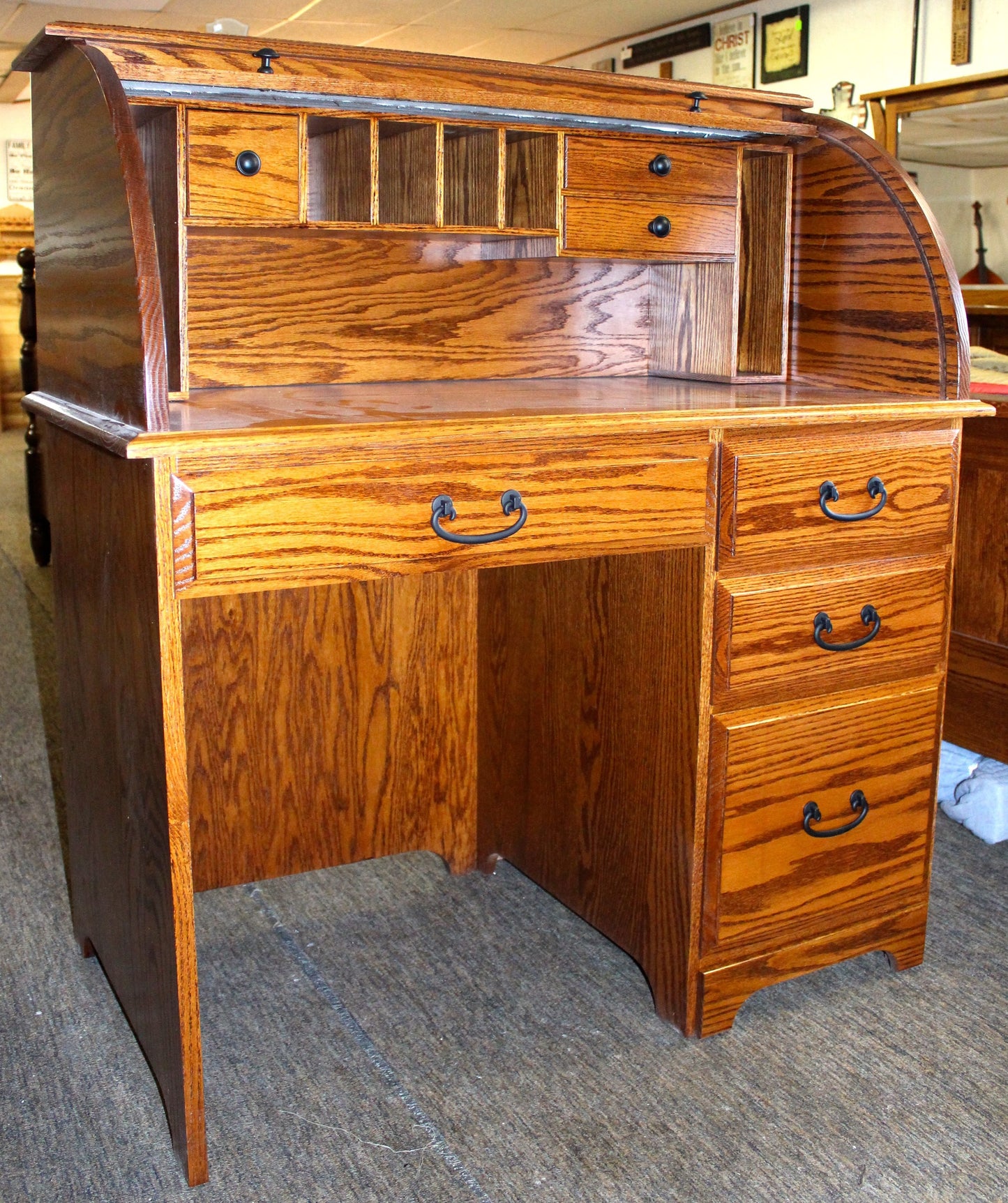Essentials 42" Rolltop Desk