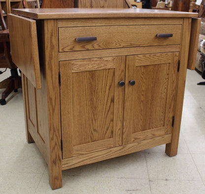 Brookline Mission Island with Drop Leaf Top