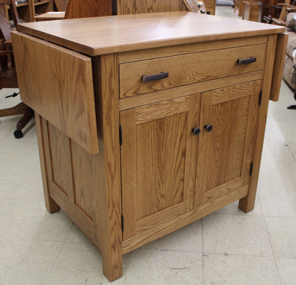 Brookline Mission Island with Drop Leaf Top