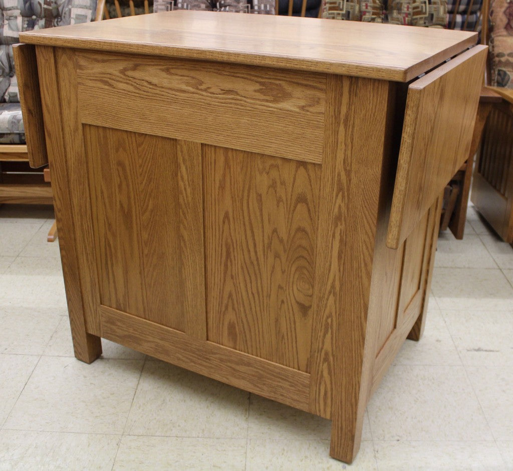 Brookline Mission Island with Drop Leaf Top