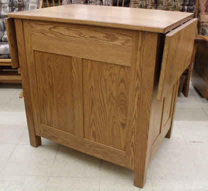 Brookline Mission Island with Drop Leaf Top