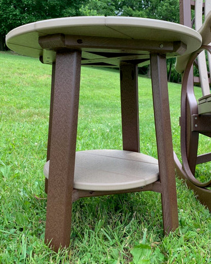 Poly Round End Table