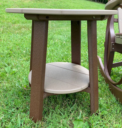 Poly Round End Table