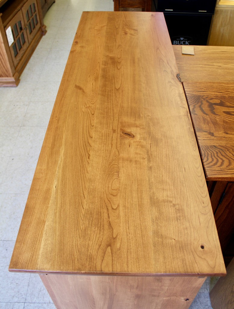 Mission 62″ TV Entertainment Center in Rustic Cherry