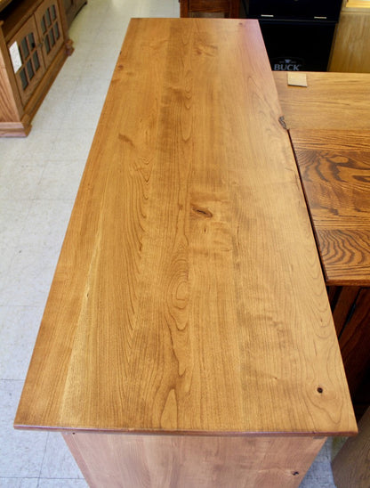Mission 62″ TV Entertainment Center in Rustic Cherry