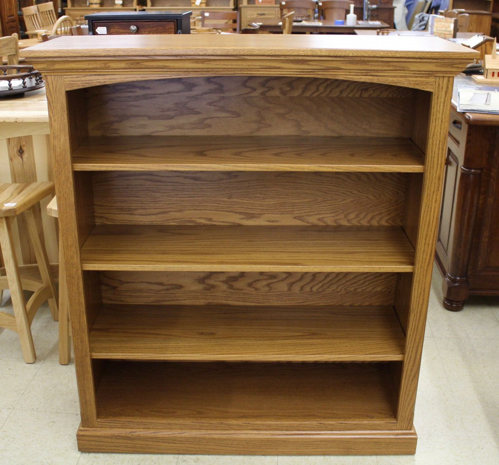 4′ Deluxe Traditional Bookcase [43 1/2″ Wide]