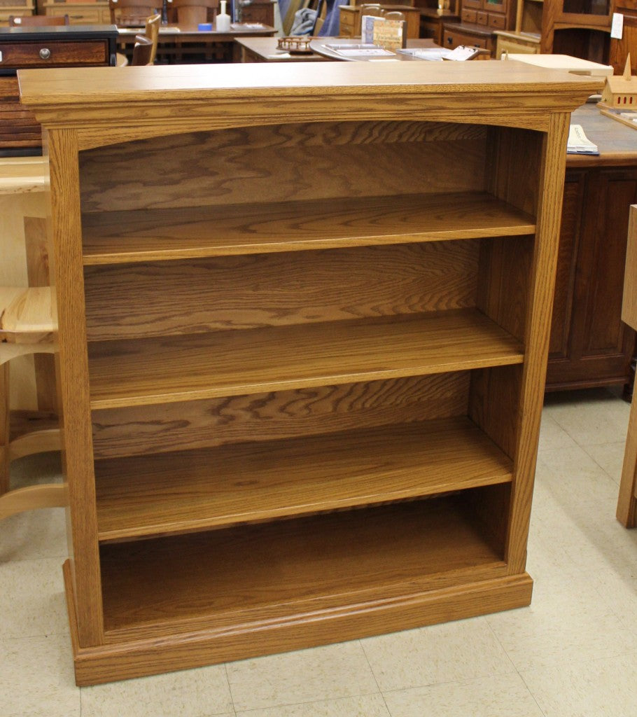 4′ Deluxe Traditional Bookcase [43 1/2″ Wide]