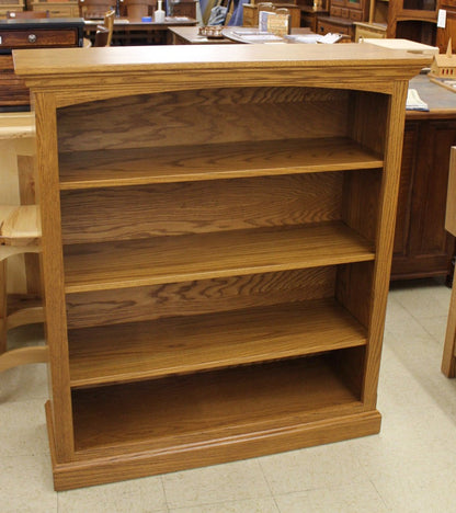 4′ Deluxe Traditional Bookcase [43 1/2″ Wide]