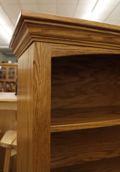 4′ Deluxe Traditional Bookcase [43 1/2″ Wide]