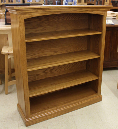 4′ Deluxe Traditional Bookcase [43 1/2″ Wide]