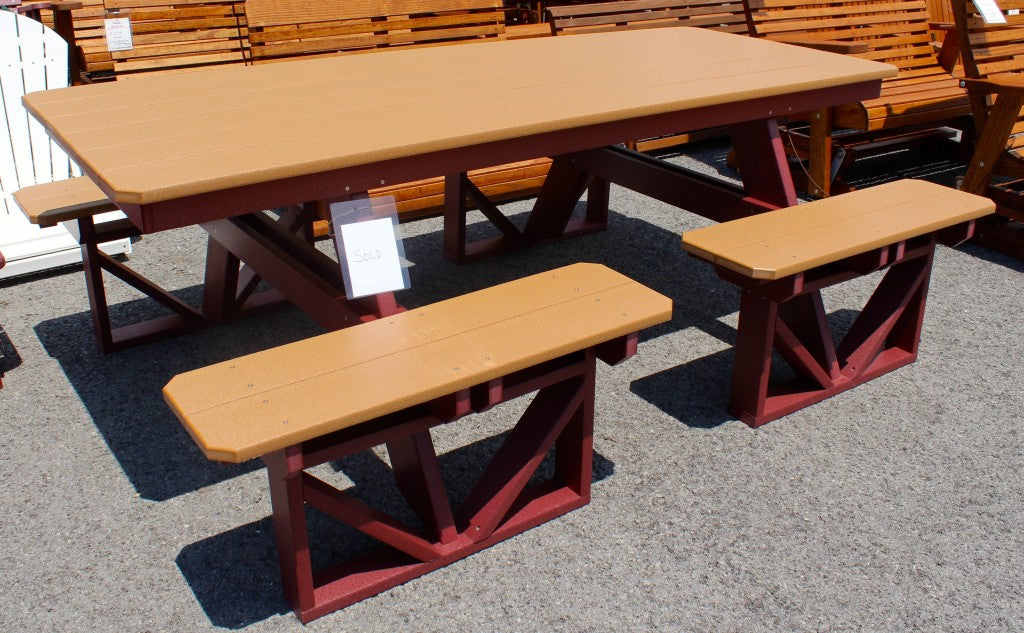 Poly 7′ Walk In Picnic Table