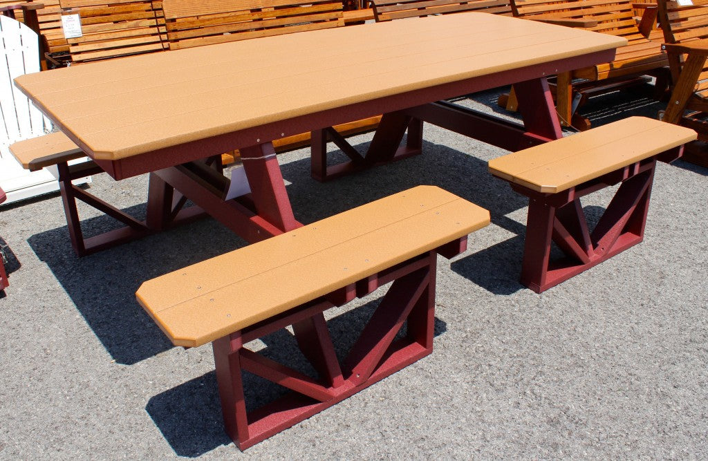 Poly 7′ Walk In Picnic Table