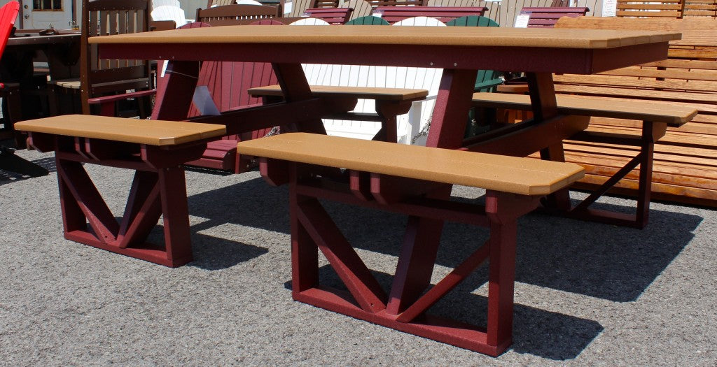 Poly 7′ Walk In Picnic Table