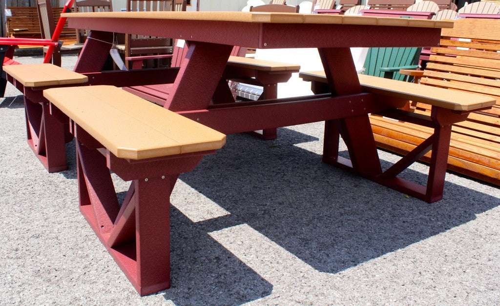 Poly 7′ Walk In Picnic Table