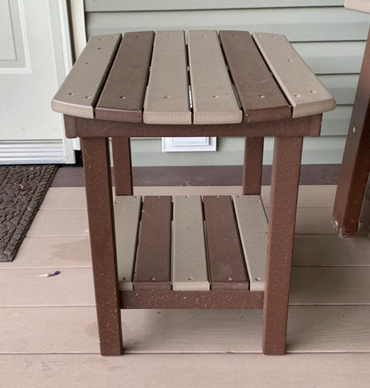 Poly Oval End Table