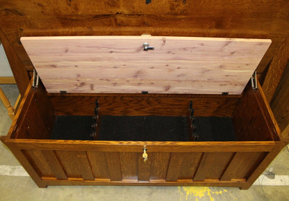 Gun Chest - Blanket Chest from the Outside, Gun Cabinet Inside