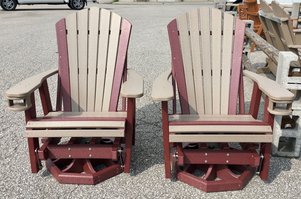 Poly 2′ Adirondack Swivel Glider