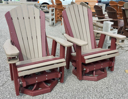 Poly 2′ Adirondack Swivel Glider